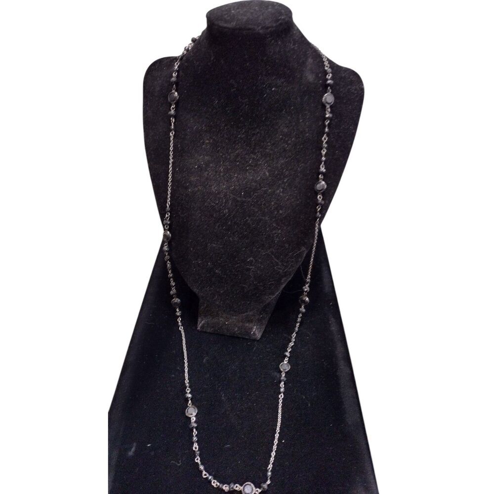 1928 Black Accent Beads‎ Necklace